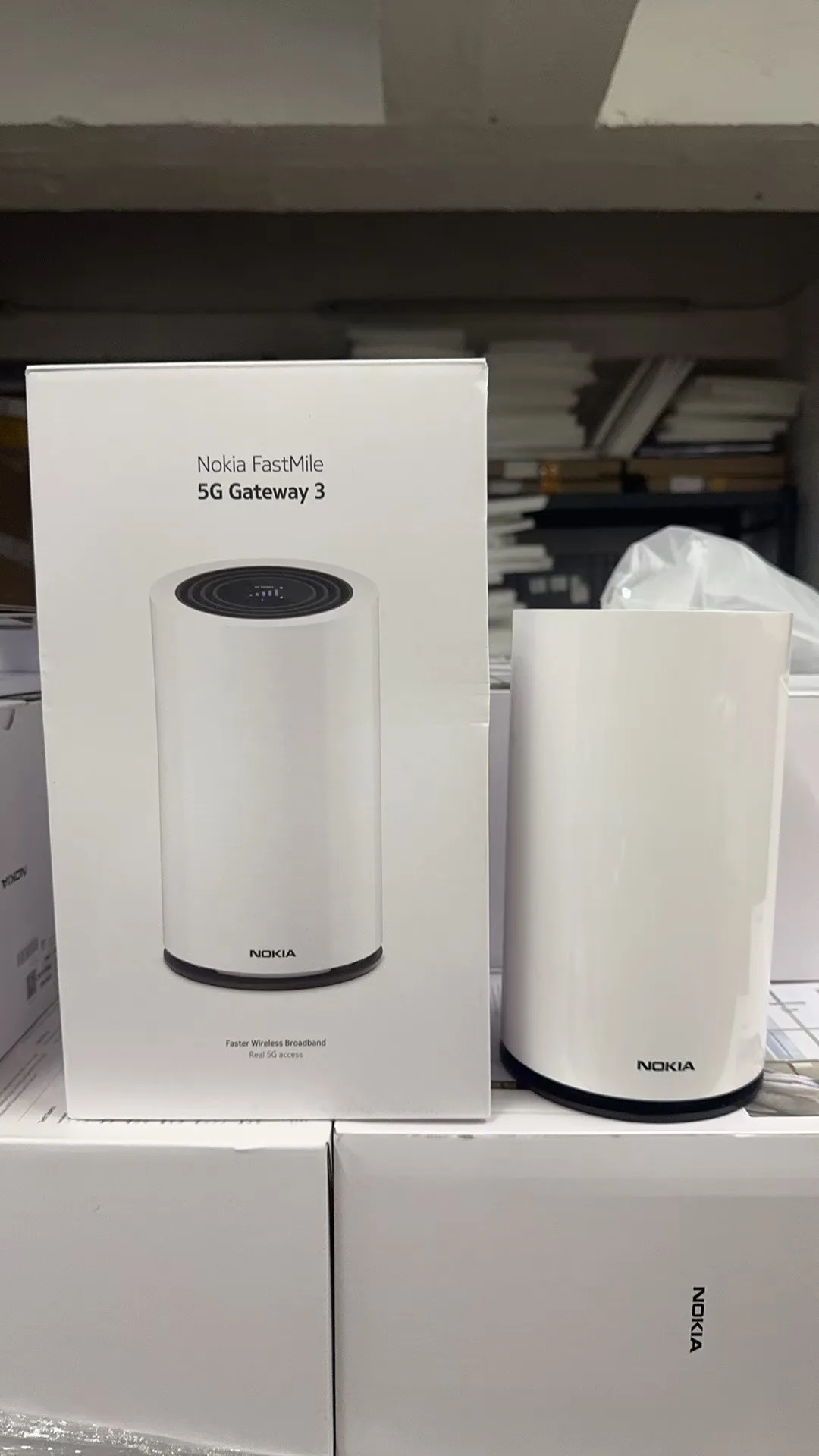 Noki a FastMile 3 Generation 5G Home Gateway 5G-24W-A Router with SIM Card Slot RJ-45 Gige LAN Port Router