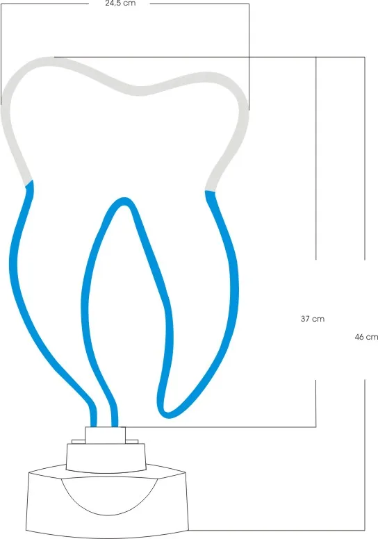 Neon Light for Tooth