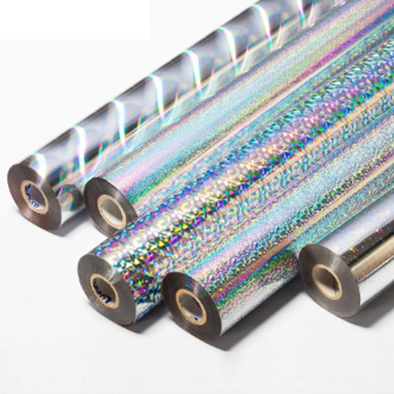 Longtime LT Hot Stamping Foil Rolls for Gold Pvc Panel Paper Plastic  Ceiling Used Holographic White Pigment Hot Stamping Foil
