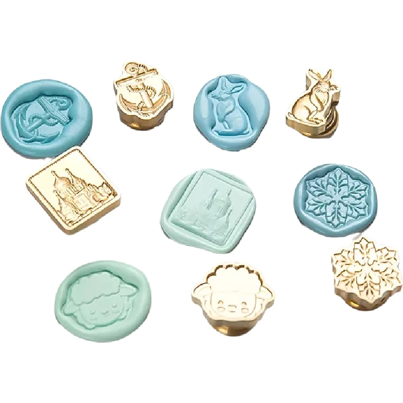 CRASPIRE Wax Seal Stamp Set Animal Ocean Insect Theme 6PCS - View #6
