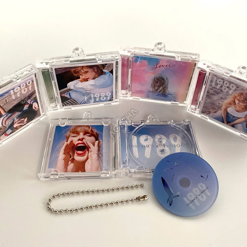 Custom Mini CD Case Keychain - Fashionable & Creative