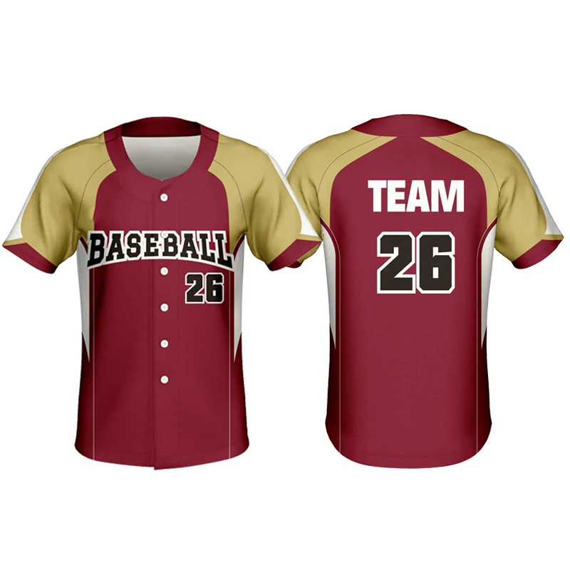 Source Chinese Manufacture Majestic Blank Baseball Jersey Custom Logo Quick  Dry High Quality Baseball Uniform Shirt on m.