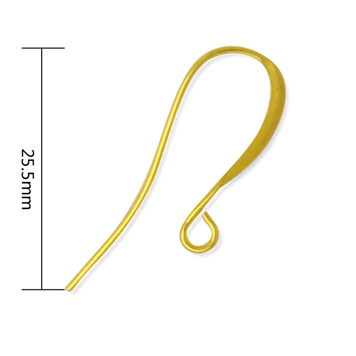 DIY Handmade Design Earring Findings Brass Fish Earring Hook Types