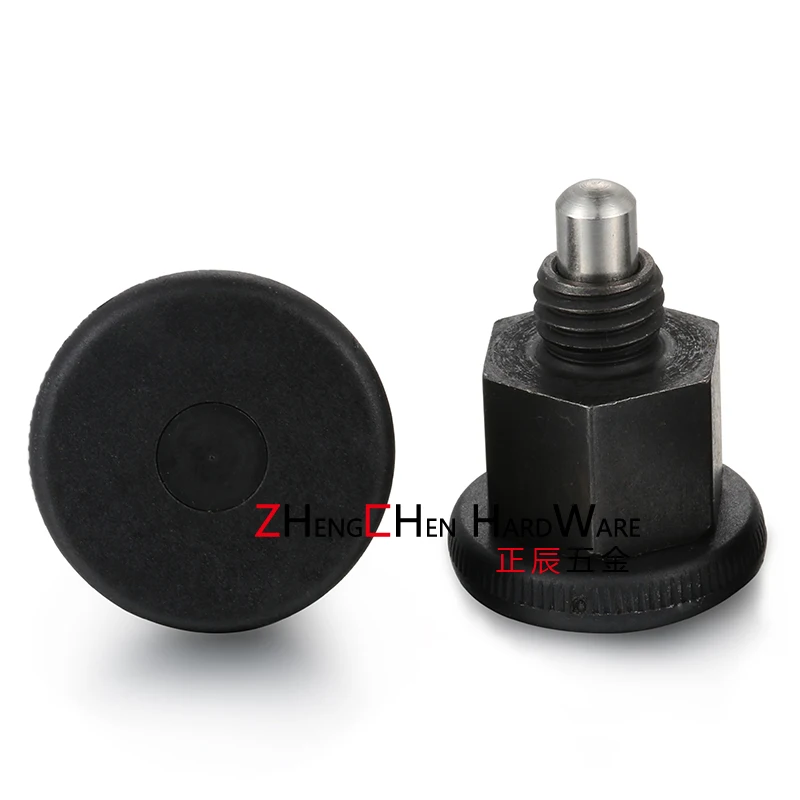 product professional custom carbon steel mini hex body pull knob indexing screw plunger-62