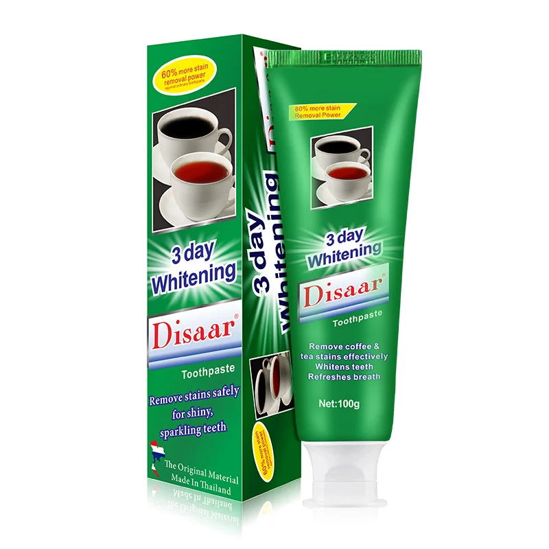 Disaar Mint Teeth Whitening Toothpaste 3 Day Remove Tea Stains Coffee