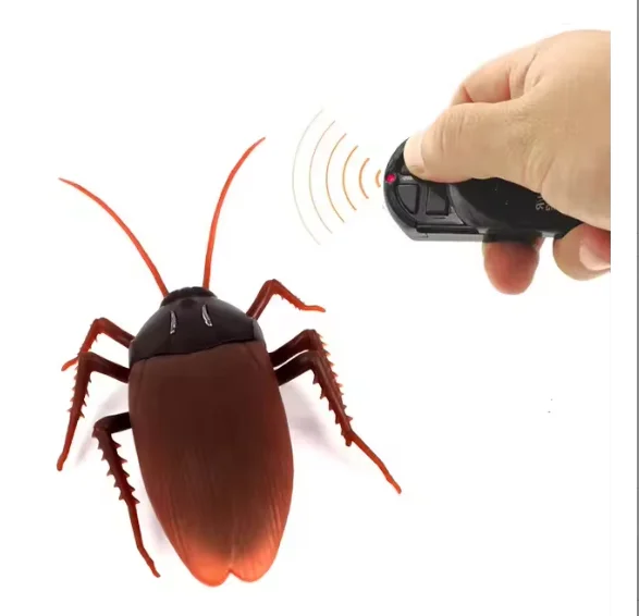 Simulation Induction Cockroach Puzzle Toy Animal Model for Joke Toys Prank Toy Infrared Remote Control Electric Cockroach