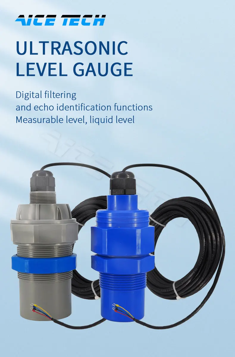 Aice Tech 20m Measuring Range Ip68 Ultrasonic Level Sensor Probe Buy