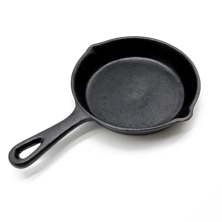 Round Cast Iron Stove Grill Pan Nonstick Bbq Grill Frying Pan With