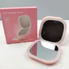 miroir carré rose