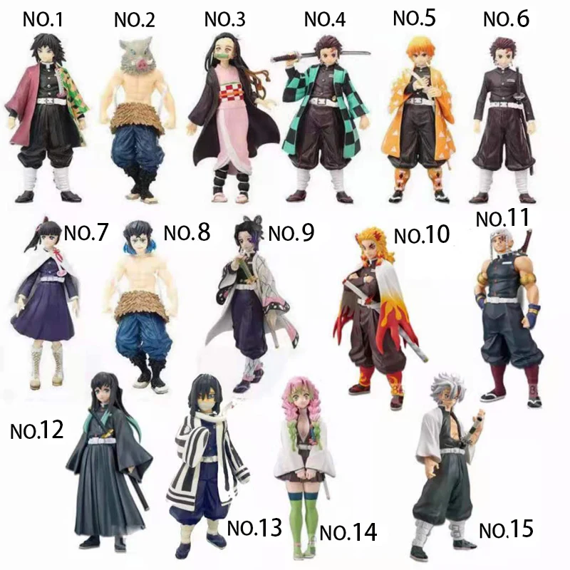 『 人気 Anime Figure 10種10体 セット 』まとめ売り ＆％＄ Anime Kamado Tanjirou Nezuko Demon Slayer Figure Action