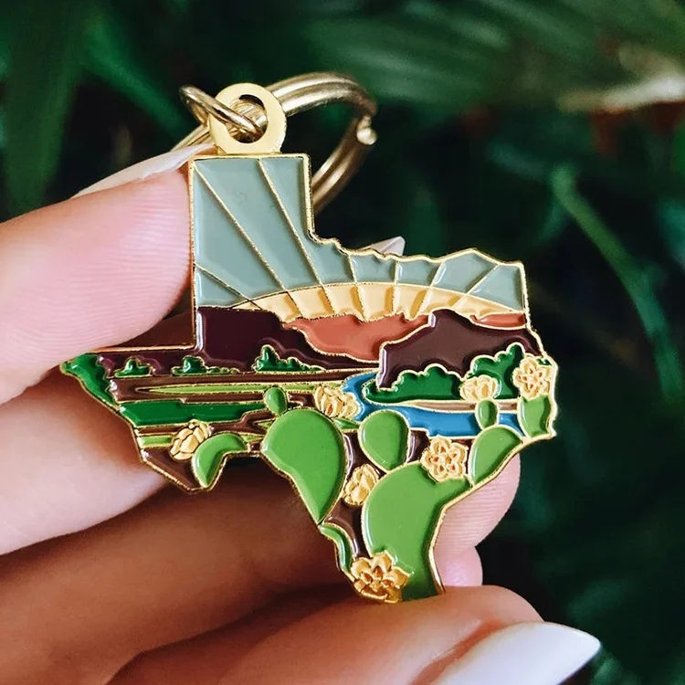 2024 New Free Mold Custom Gold Monstera Leaf Keychain factory