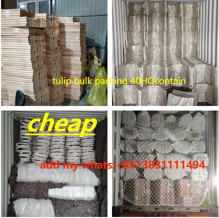 Wholesale Colored Leather Cover Plastic Back Wood Leg Sillas Tulip Cafe Chairs Restaurant Cheap Leisure Plastic Dining Chair