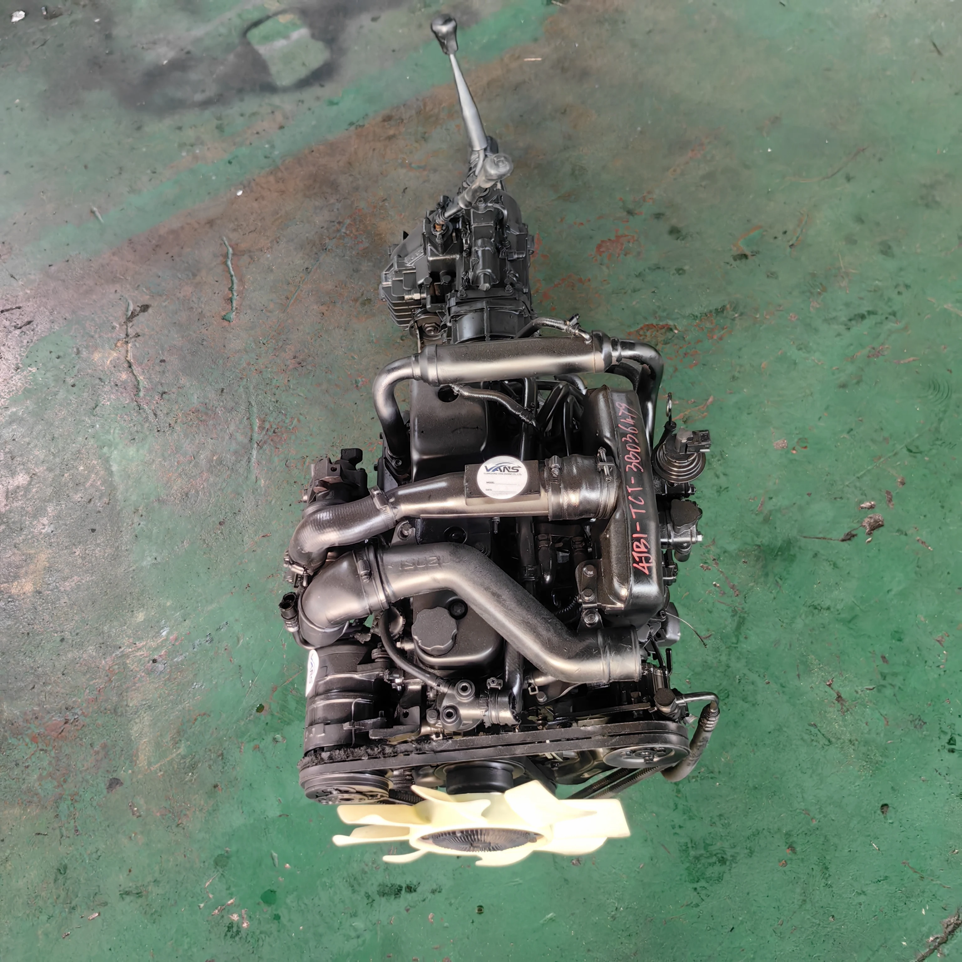 Used Isuzu 4JB1 Diesel Engine Assembly - Reliable Performance