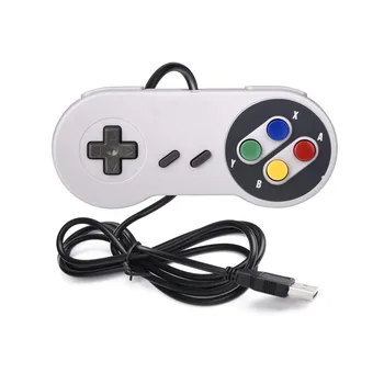 未使用　レトロ調　USBゲームパッド　スーパーファミコン　クラシックコントローラ クラシックスーパーファミコン、スーパーファミコン、ファミコン用USB