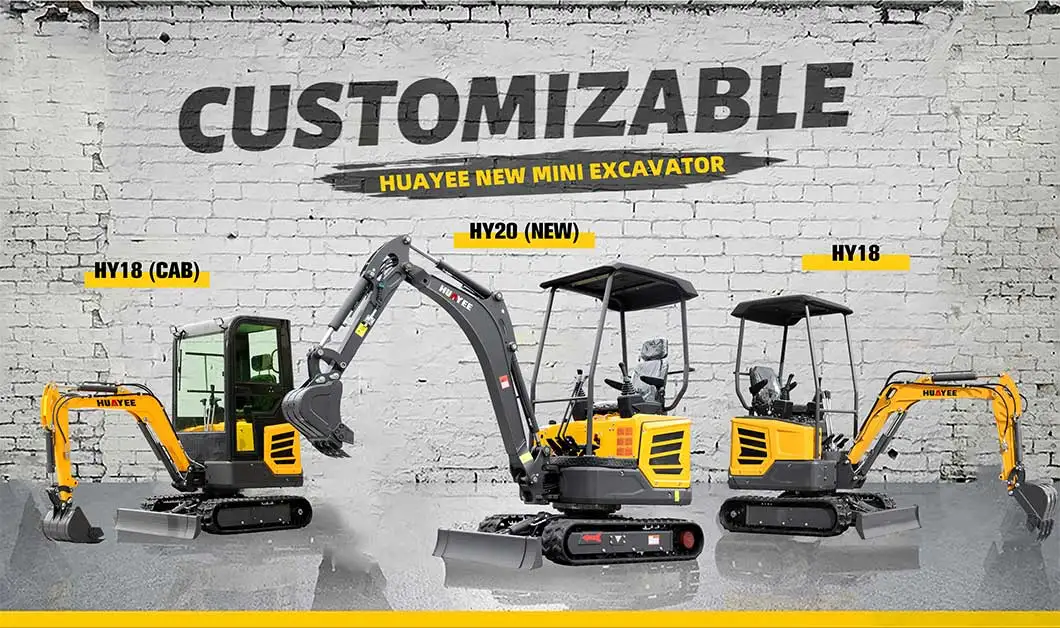 Fast Delivery Hy16 Mini Excavator Price Multifunctional 1.6 Ton Mini
