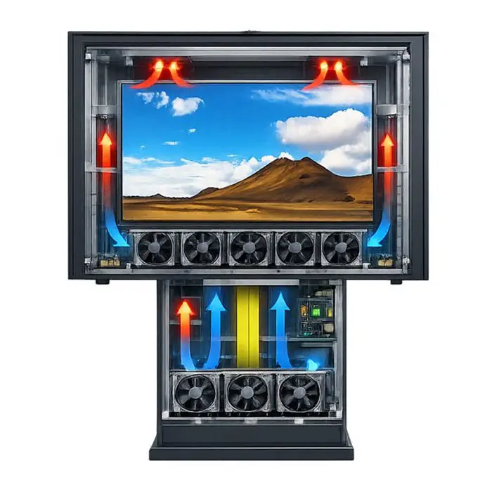 Outdoor Display Cooling System