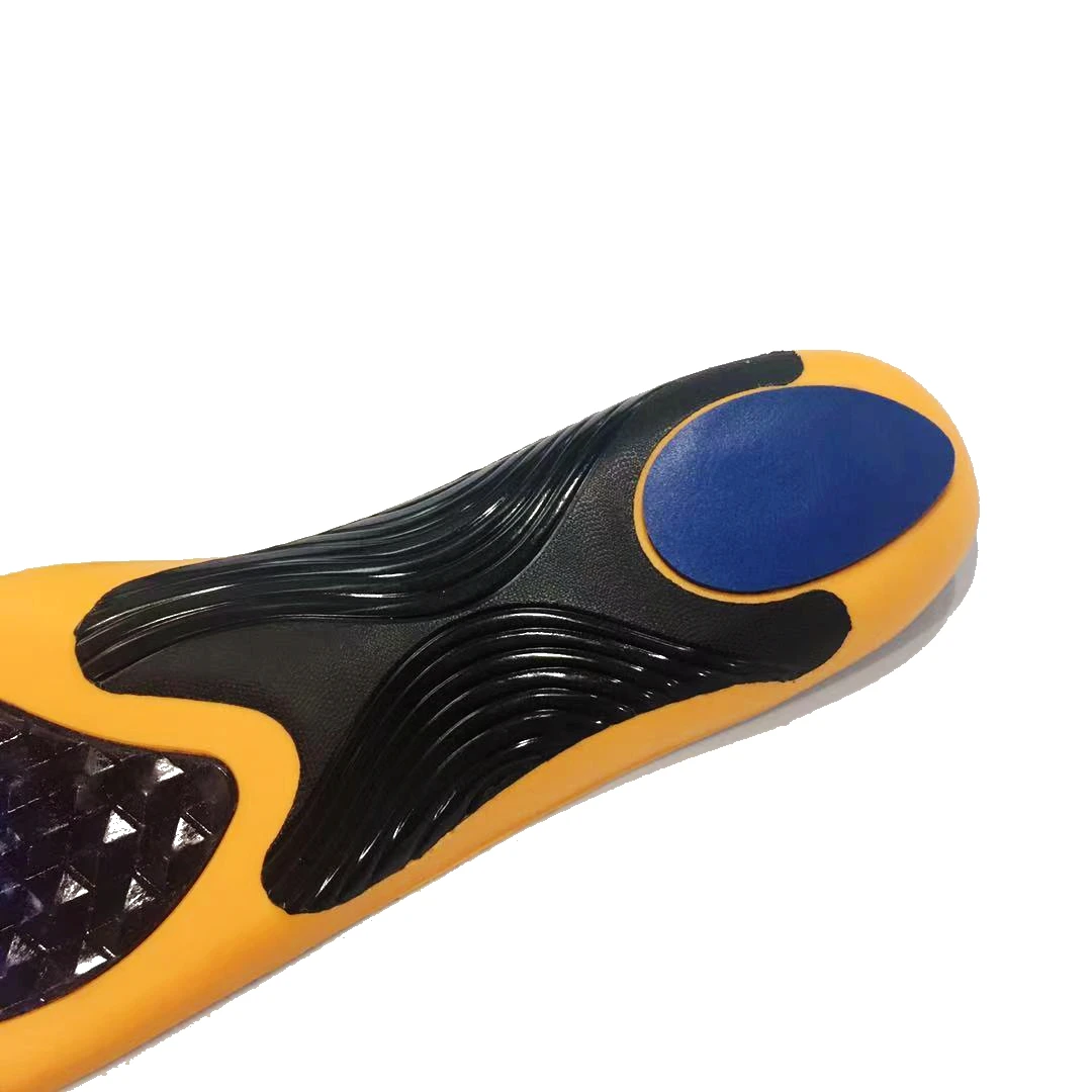 OEM  Private Custom Insoles Breathable Sweat Absorbing  PU Foot Orthotic Shoe Insert Insole