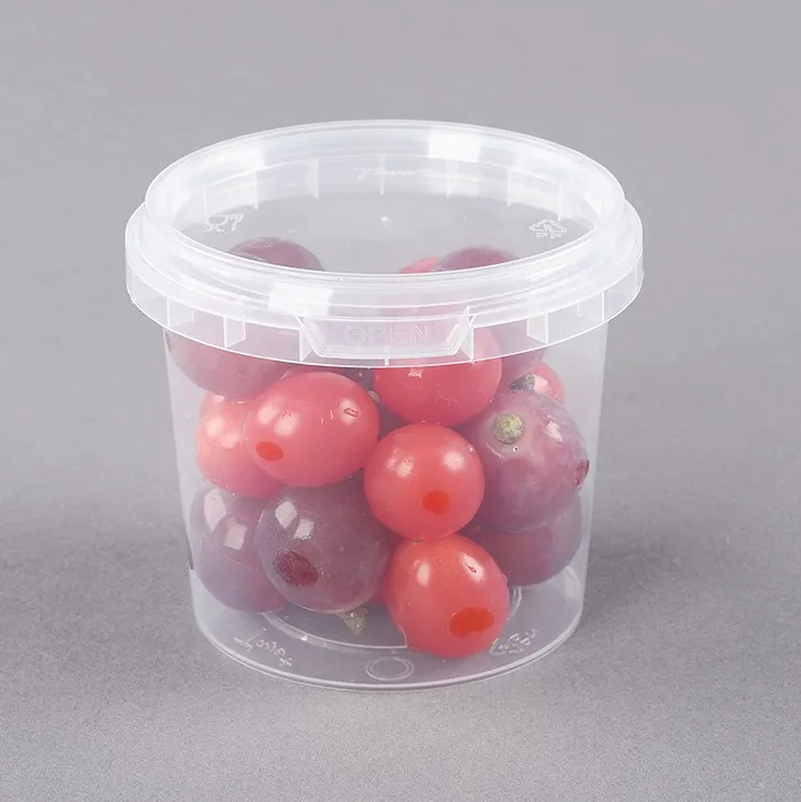 Custom Color Deli Cup Tamper Resistance Plastic Desert Microwaveable Disposable Takeaway Food Containers with Lids