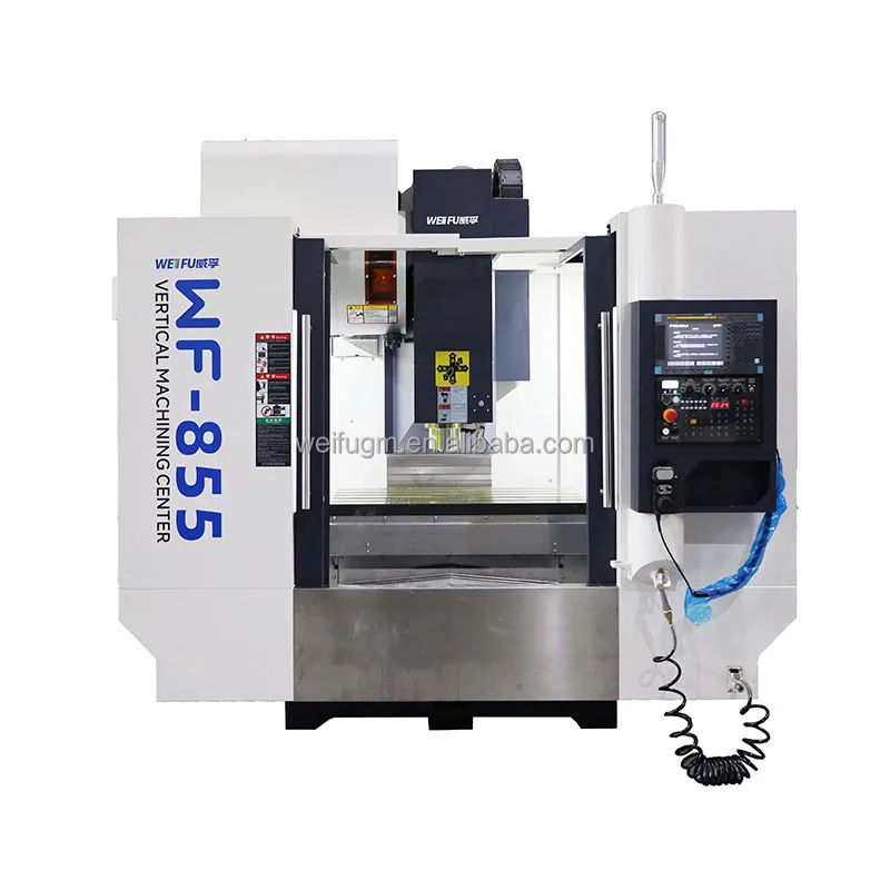 product new delivered vmc 855 vertical machining center wf 855 parts bt40 tool changer for fanuc siemens automatic precision milling-0