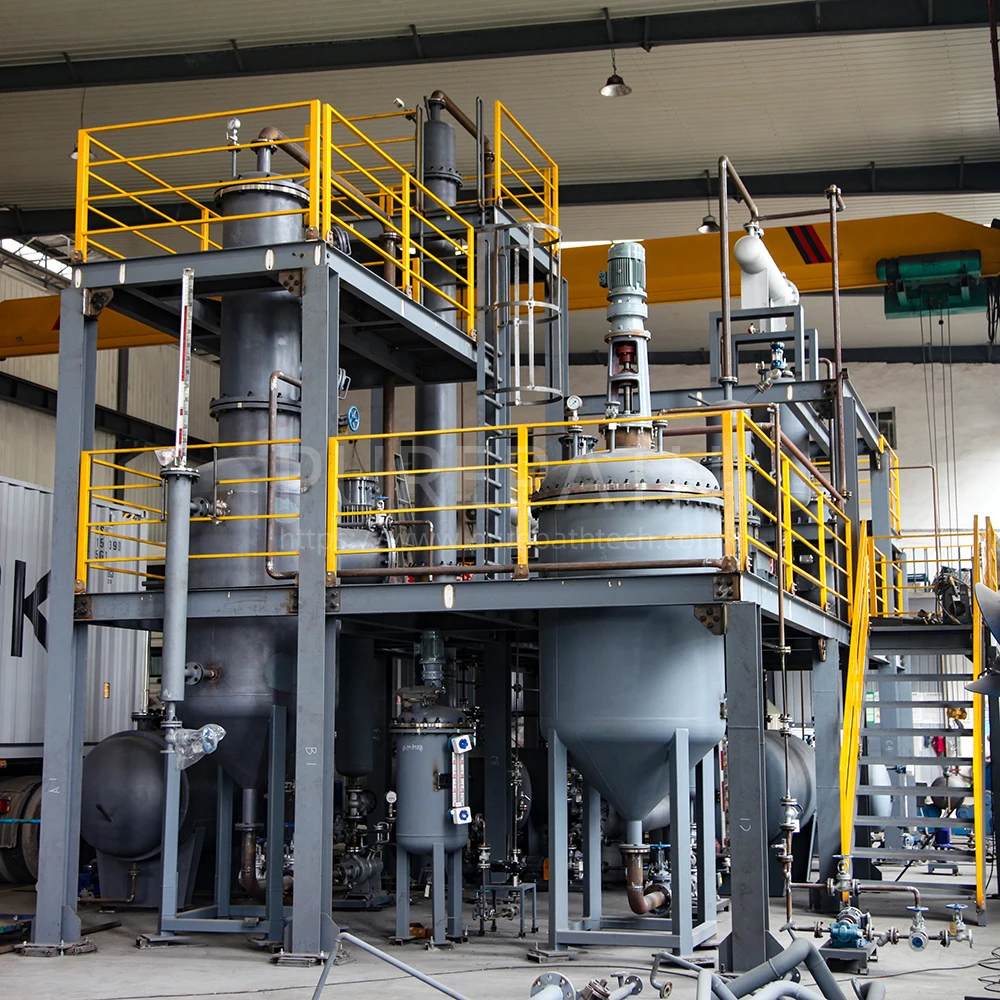 2000 Liters Per Day Small Scale Working Capacity Mini Waste Engine Oil Refinery for Sale