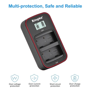 KingMa 1600mAh BLH-1 Reliable Rechargeable BLH1 Battery Packs and LCD Charger Kit for Olympus detail image