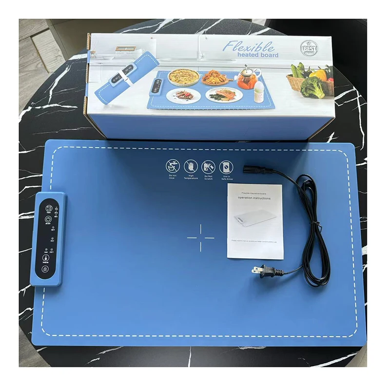 Hot Plate Warming Dish Battery Operated Silicone Warming Food Mats