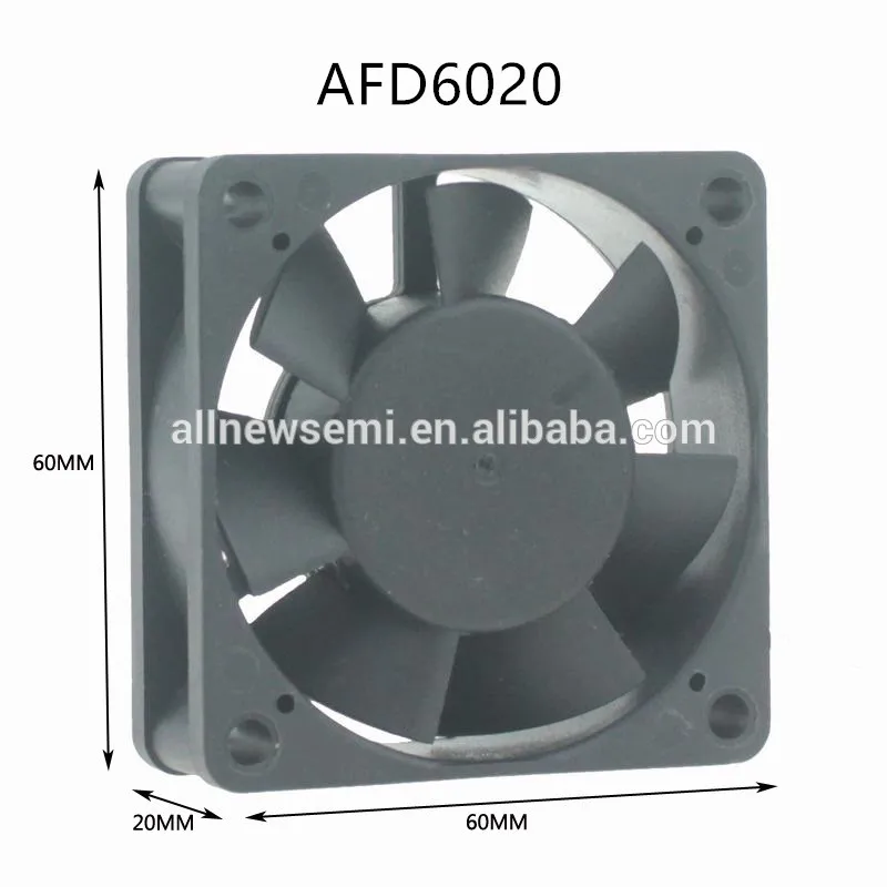 Durable/Large air Volume /High Speed/low Speed/Mute/Long Life/High Quality  AFD6020 6cm 60x60x20 DC Brushless Axial Flow Fan