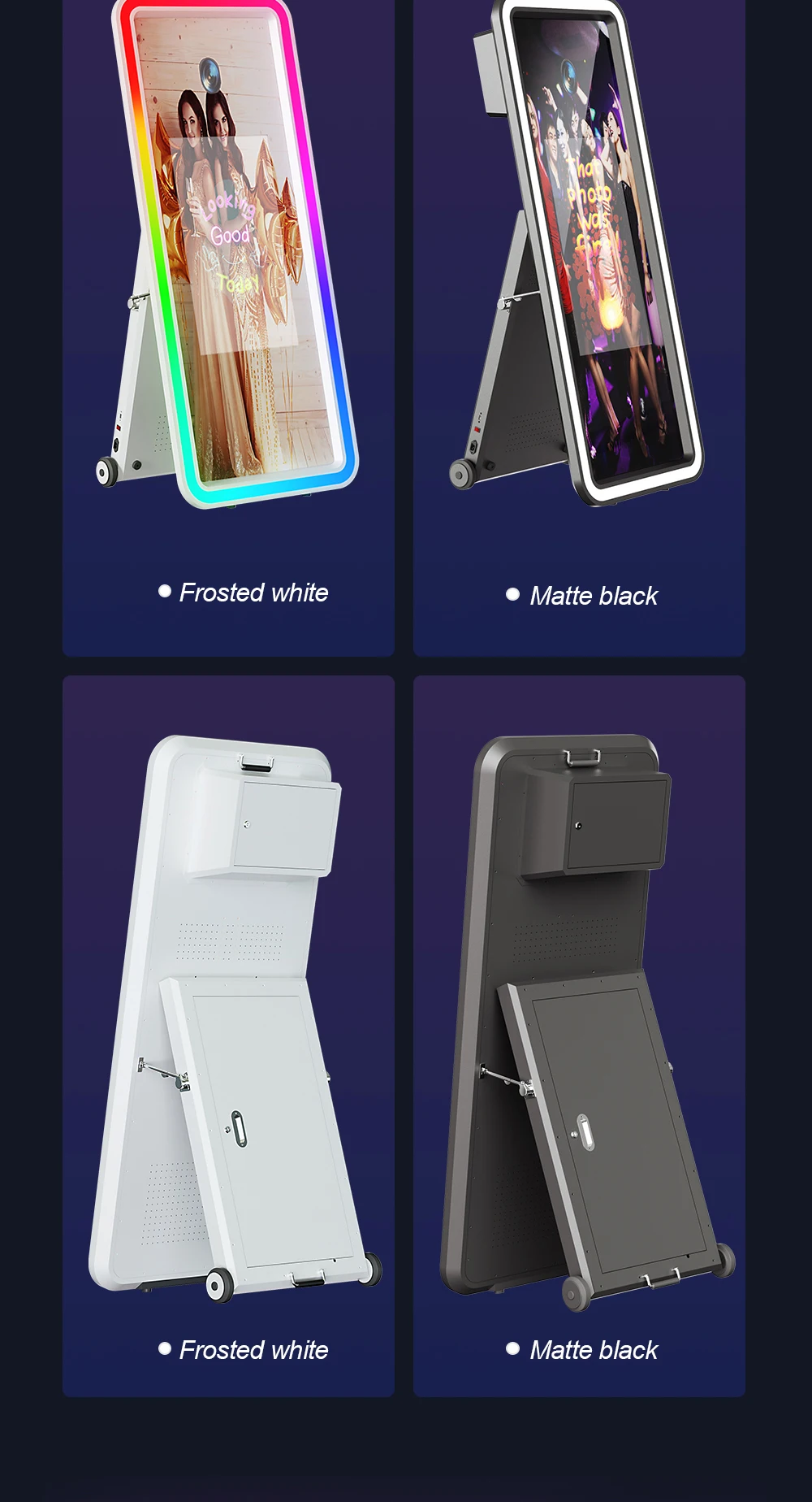 Touch Screen DSLR Photobooth: Party Photo Booth for Instant Camera Snapshots and Sharing