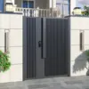 1.8 meters high and 1 meter wide stainless steel door