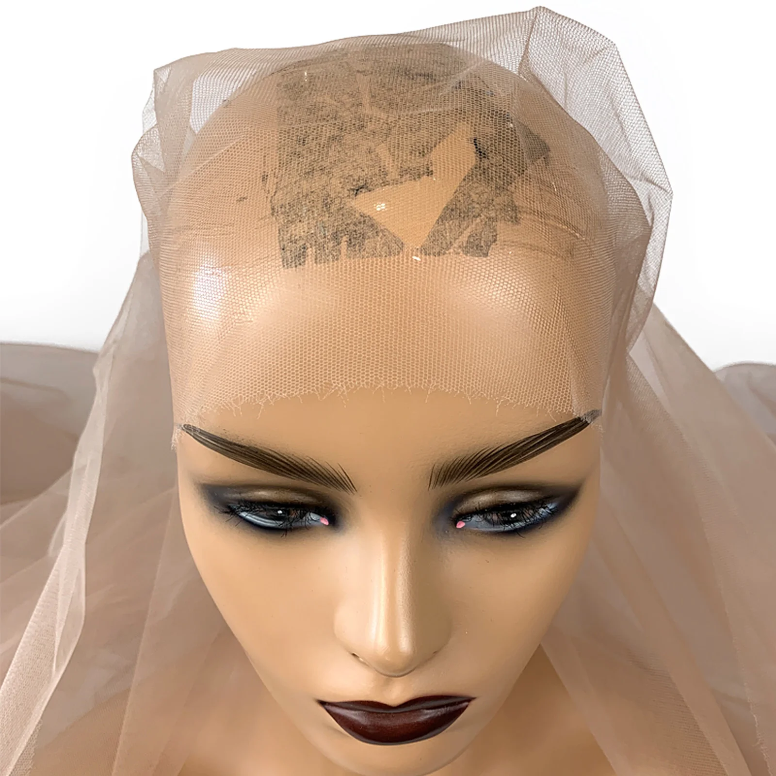 Hd Lace Net Transparent Invisible Swiss Lace Net Fabric 1 Yard Wig Caps Base Material Closure