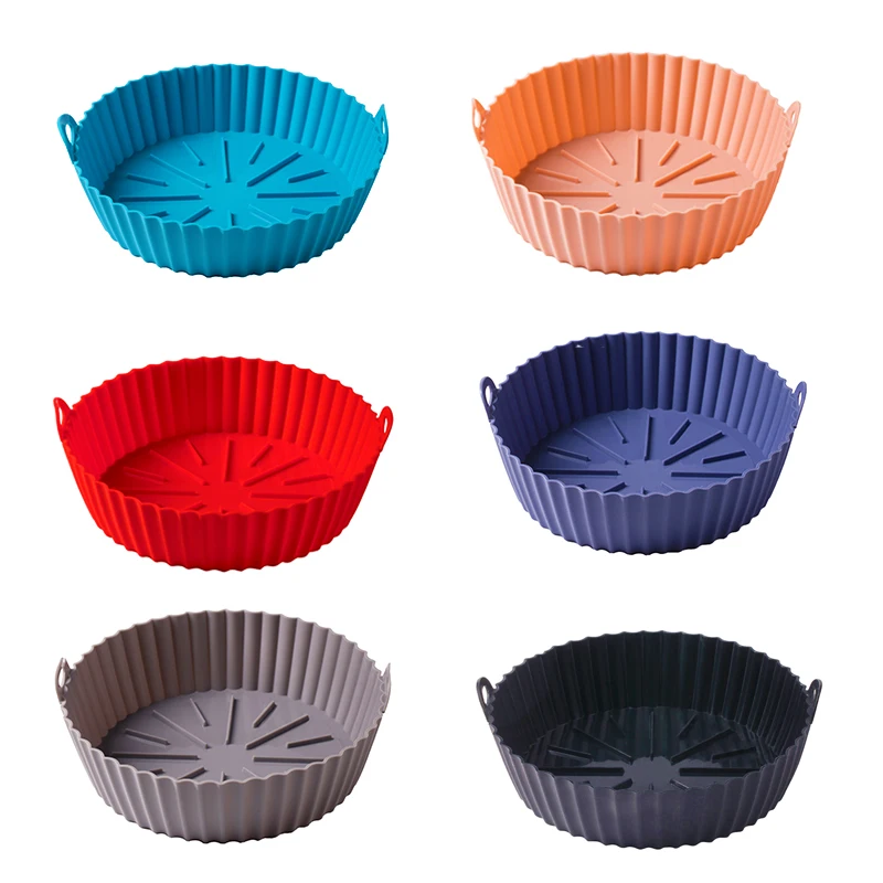 Лидер продаж, многоразовые антипригарные силиконовые кастрюли для жарки 7,9 \