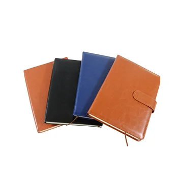 Customizable A5/A6 Sublimation Hardcover Notebook PU Leather Planner with Fabric PP Cover Thread Sewing and Saddle Stitching