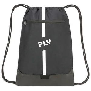 Swimming Gym Drawstring Basketball Bag with Zipper Pocket Cinch Sack String Backpack Black Nylon Sport Sack Pack for Men Sport