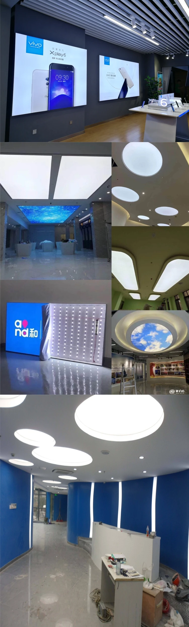 product light box soft film indoor installation custom shaped round soft film ceiling ultra thin frameless advertising-4