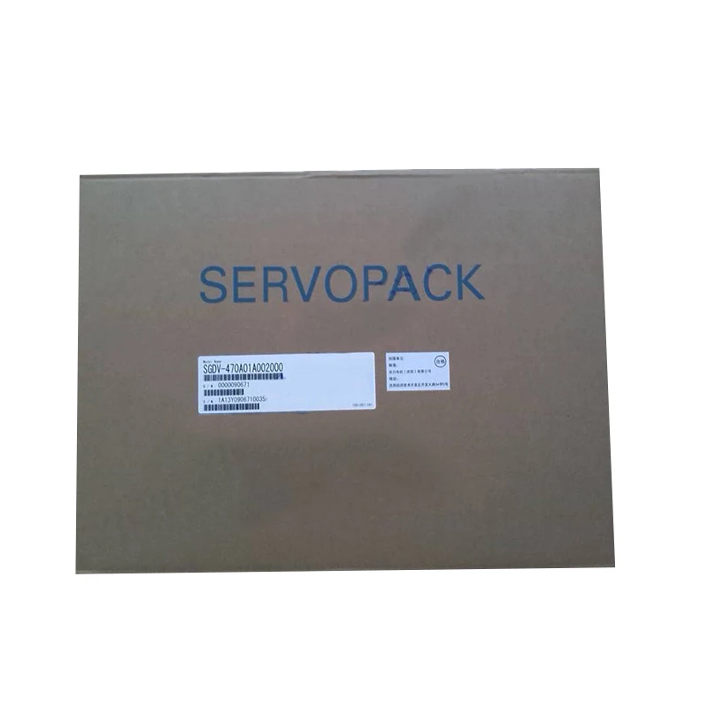 New Original SGDV-470A01A Yaskawa Sigma V SGDV series servo drive, applied for precise position, speed and torque control matching servo motors in industrial automation motion systems.