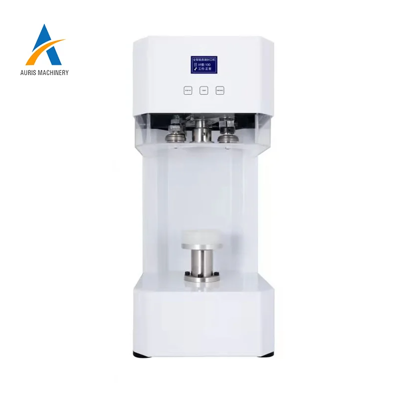 Small Commercial Automatic Easy-Open Lid Electric Stainless Steel Can Crimping Machine