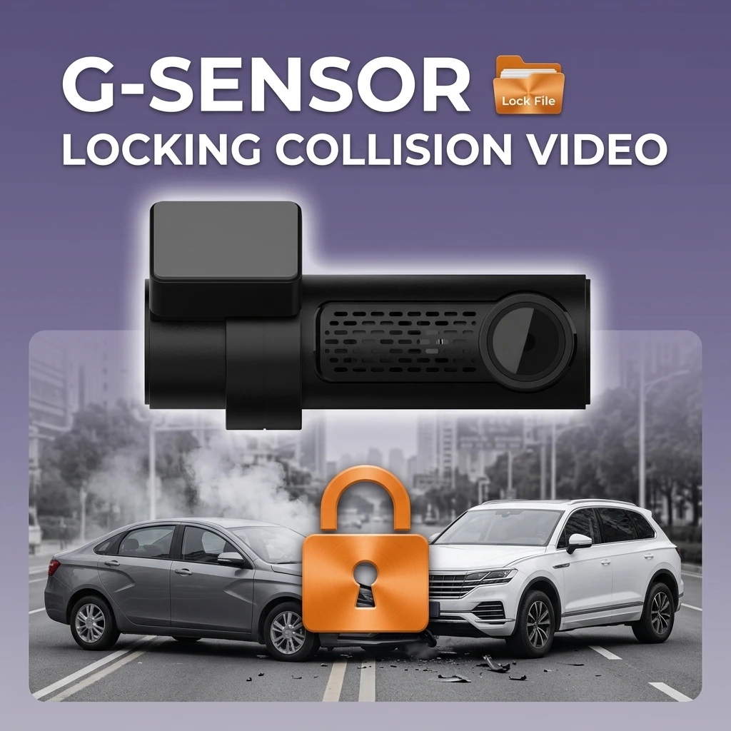 VIEVGUARB Hidden Rotational Dash Camera 1440P 2K Car DVR 24H Parking Monitor