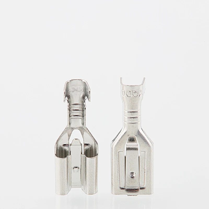 Auto Terminal Electric Wire End Terminal 4.8mm Reverse Self-Locking ...