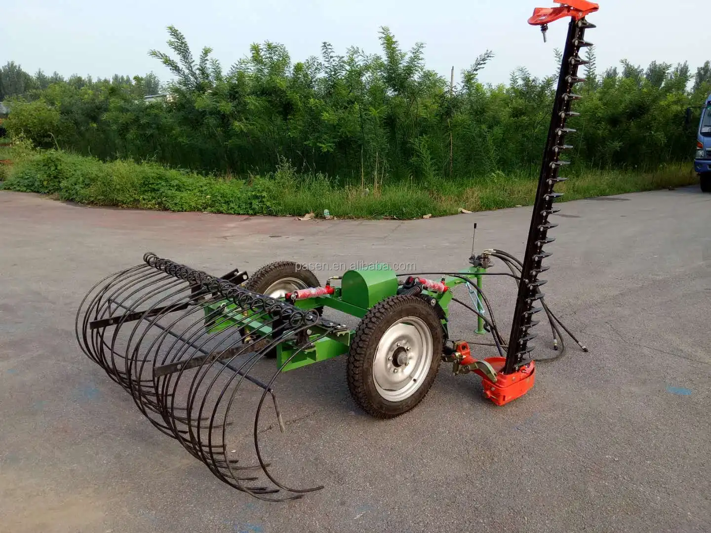 Fast Speed hay Rake Machine Grass Mowing Raking Machine hay Raking Machine for Sale