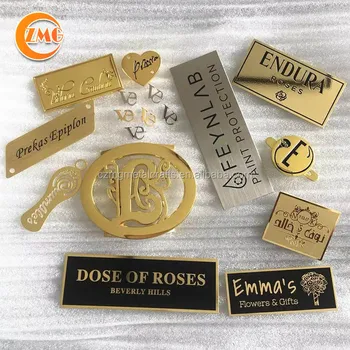 Round Shape with Screws Custom Metal Logo Plate for Handbags - China Metal  Logo Plate for Handbags and Metal Logo price