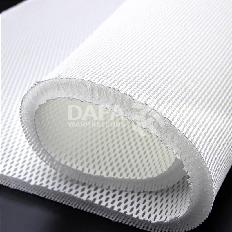 3d Mesh Warp Knitted 3d Spacer Fabric Air Mesh 100% Polyester Cushion Core Material Knitted Fabric DYED