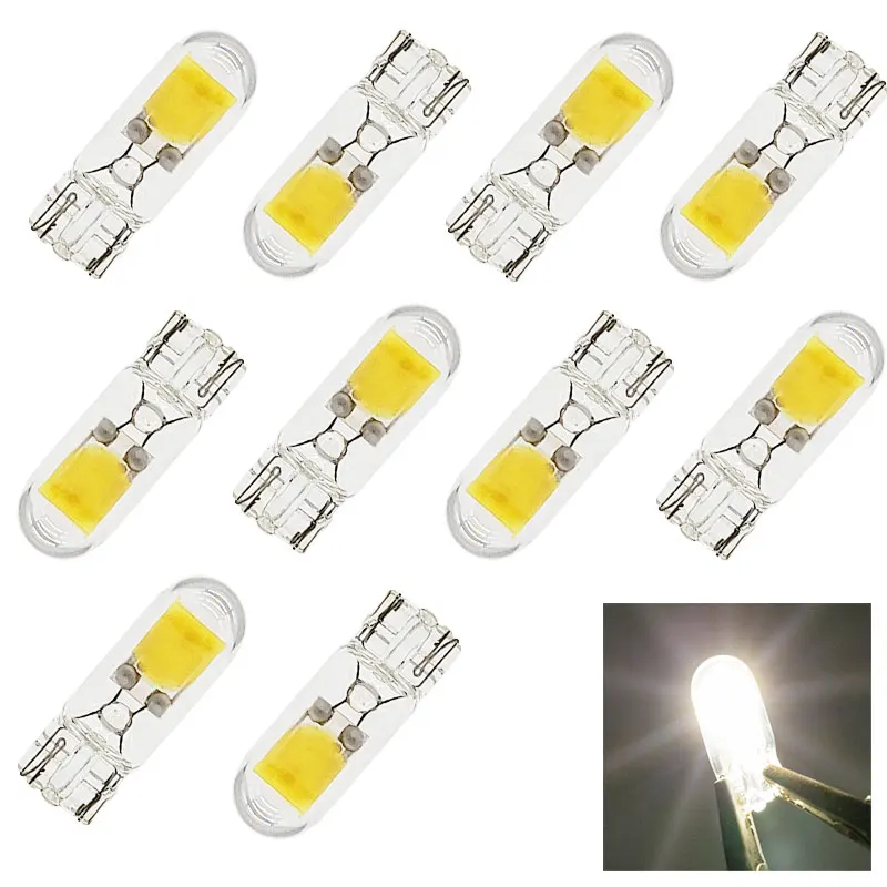 2x LED-Entstörungswiderstand Für T10/194/W5W – Canbus-Decoder, 12V, 3.2W, Alu-Kühlkörper, Plug-Play