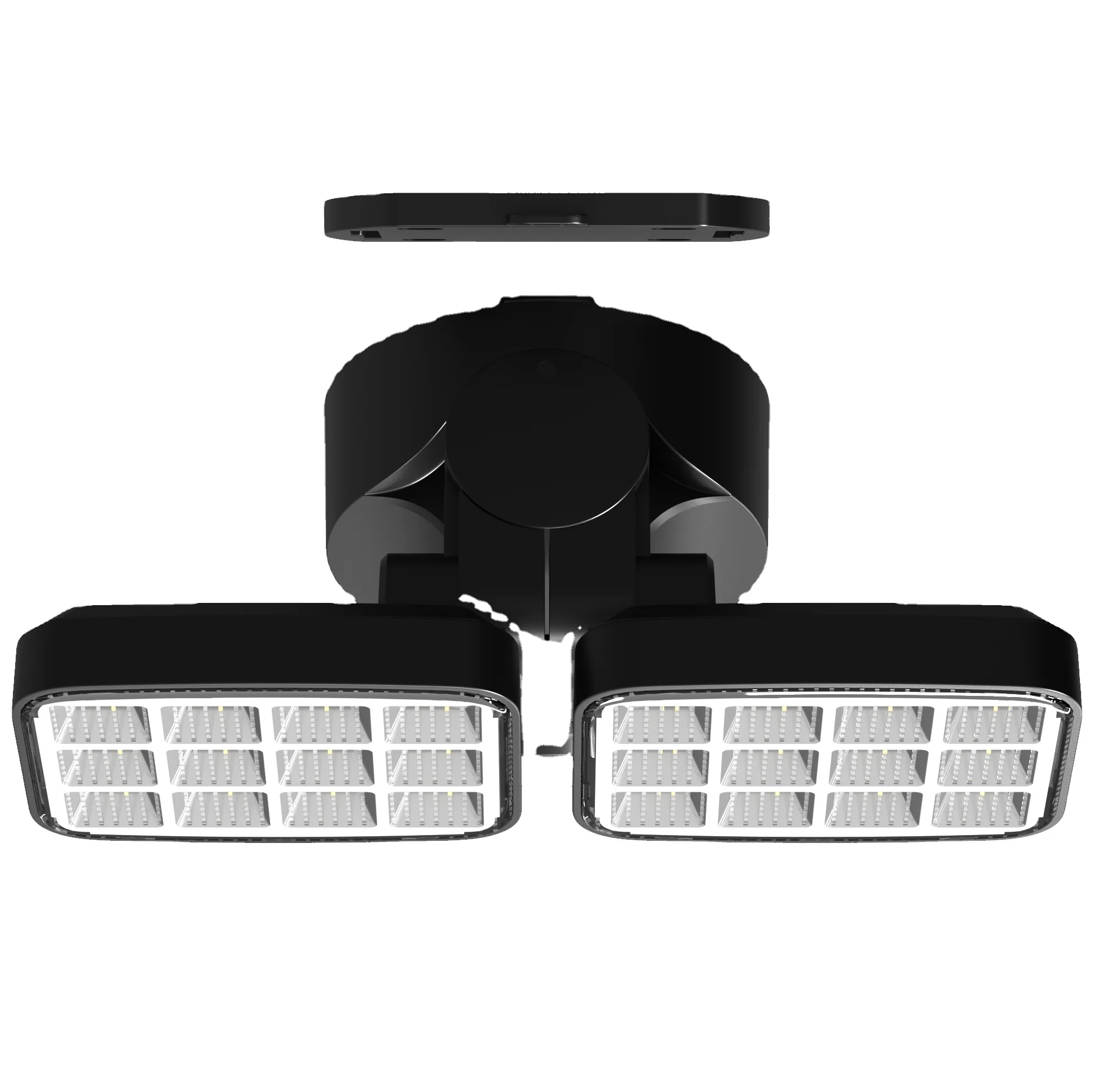 Dual Head Motion Sensor Solar Security For Outdoor Waterproof Garden ...