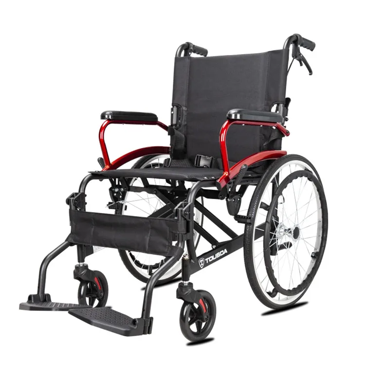 Original Factory Newest Lightweight Manual Wheelchair Portable Folding Hand Push Adult Disabled