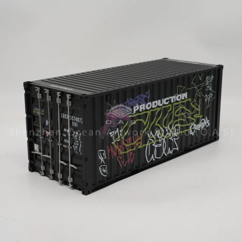 Custom shipping line container model, precision scale replica, fully custom made. Great industrial display model for logistics & shipping firms. We support logo and color customization, ideal for business gifts and exhibition ornaments.Amber@vesselmodel.com Tel：+86 18038048785