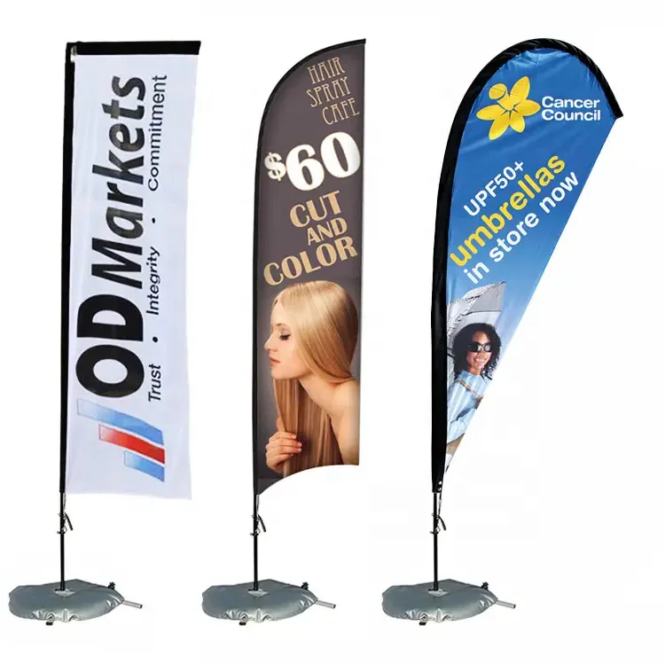 Custom Advertising Flying Banners Teardrop Flag,feather Flag Banner 