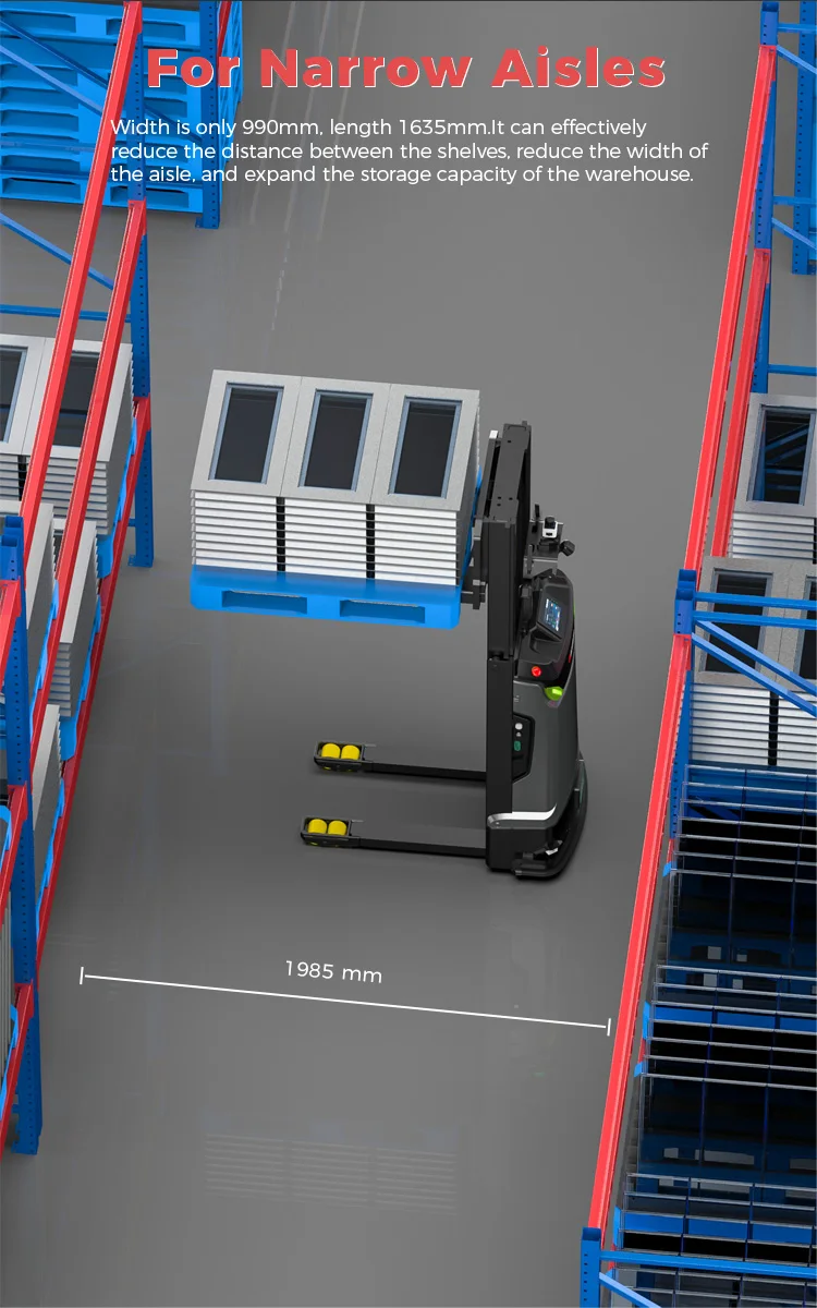 AGV AMR Autonomous Forklift - Smart Version Auto Mobile Transfer ...