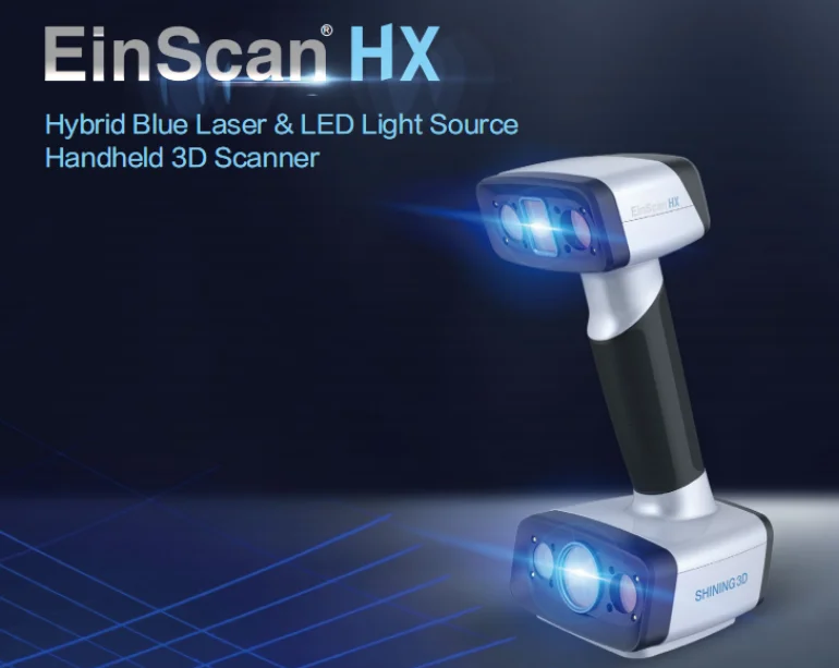 Einscan HX 3D Scanner - Precision for Engineering & Auto Parts