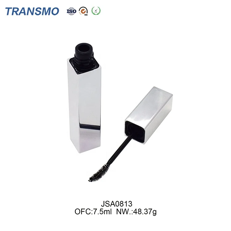 7ml Custom Mascara Tube Low Moq Customized Mascara Bottle 7ml Oem Square Empty Mascara Tubes With Custom Brush