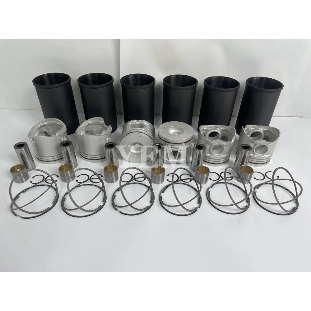 For Mitsubishi 6M61 Cylinder Liner Kit Excavator High Performance 2